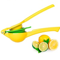 Gebruiksvriendelijke, handige citruspers met efficiënt dubbelwandig ontwerp, voor vers sap, van aluminiumlegering, fruitpers, citroenenpers