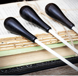 Ebonyハンドルコンサートバトン/導体音楽バトン/ステージパフォーマンスプロバトン - Product Image 6