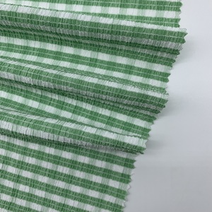 <span class=keywords><strong>Tissu</strong></span> gingham <span class=keywords><strong>vert</strong></span> <span class=keywords><strong>et</strong></span> <span class=keywords><strong>blanc</strong></span> tendance, extensible dans les 4 sens, résistant aux plis, tricoté en crêpe pour les hauts <span class=keywords><strong>et</strong></span> robes de la mode rapide - Product Image 5