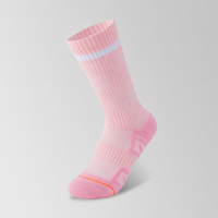 Chaussettes de course fines pour femmes, mi-mollet, respirantes, anti-odeurs, avec coussinets en tissu éponge, chaussettes de sport