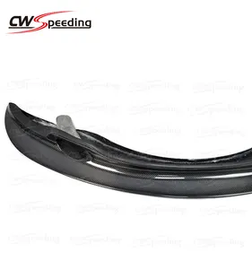 GT4 Gaya CARBON FIBER Bibir BUMPER Depan Bibir Depan untuk BMW 3 Seri E92 M3