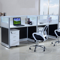 Modern Office Workstations Desk Call Center Cubicle Workstation Office Partition Workstation With Glass