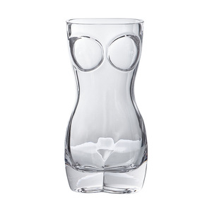 Jarra de cerveza con forma humana de Huiyi Glass, 301-400 ml, con asa, para beber en fiestas - Product Image 5