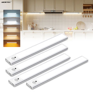 Luz de armario con sensor de movimiento, recargable por USB, batería de larga duración para armario - Product Image 1