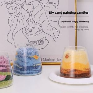 Kit de Materiales para Hacer Velas Aromáticas con Arena Pintada, Regalo Original para Cumpleaños y Bodas, Cera de Aromaterapia - Product Image 2