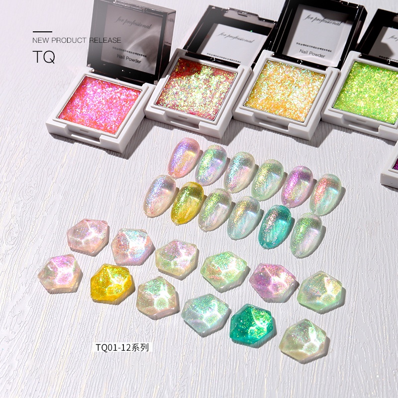 Роспись ногтей Твердый пудинг УФ/Led Твердый желе Масло Крем Гель-лак для ногтей Хлопья хамелеона Блестящий пигмент Твердый гель-лак для ногтей