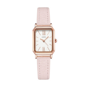 Montre pour femme en acier inoxydable de luxe, bracelet carré tendance, verre saphir, étanche, mouvement quartz. - Product Image 5