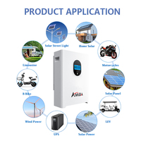 Potentes baterías 48V 600Ah 30kWh 10KWH 5KWH LiFePO4 para almacenamiento de energía en el hogar del sistema solar con celdas de grado A certificado CE