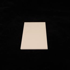 Substrat en céramique d'alumine 99% Plaques de surface lisse haute pureté pour applications réfractaires avec service de traitement de coupe personnalisé - Product Image 1