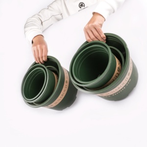 Pots de <span class=keywords><strong>fleurs</strong></span> ronds en plastique de <span class=keywords><strong>grande</strong></span> <span class=keywords><strong>taille</strong></span> avec plateau, sortie d'usine, meilleurs pots de <span class=keywords><strong>fleurs</strong></span> en plastique de 2022 - Product Image 6