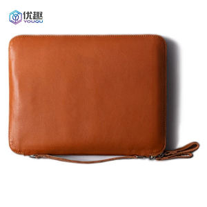 Custom Lederen Kindle Tas Met Pen Hoofdtelefoon Oplaadkabel Houder Paspoorthouder Organisator Notebook - Product Image 2