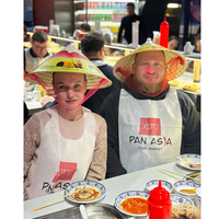 Bavoirs pour adultes non tissés personnalisés Bavoirs de restaurant jetables pour adultes non tissés de homard pour BBQ avec logo