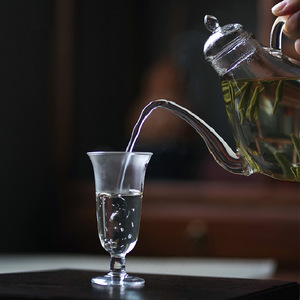Glass Teapot Song Dynasty Style Heat Resistant Single Person Green <b>Tea</b> <b>Set</b> - Product Image 4