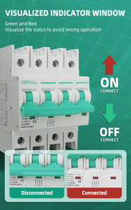 Disjoncteur CC USFULL FMB7N-PV pour système solaire 600V 2 pôles, utilisé pour les batteries au lithium - Product Image 3