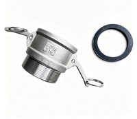 Raccord rapide Type C+E en acier inoxydable 316, usiné CNC, à verrouillage par came, filetage NPT pour eau et gaz, raccords de tuyauterie pour tête de modèle