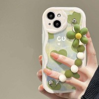 Mignon Couple Style Belle Coeur Conception Téléphone Sangle Silicone Mobile Téléphone Couverture Cas pour Iphone 17 8 Xs 11 12 13 14 15 16 Pro Max