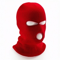 Masque de ski d'hiver à 3 trous, bonnet à capuche, masque tactique