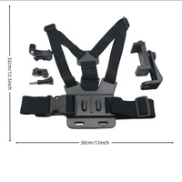 Première perspective accessoires de tir caméra de sport sangles de tir de poitrine diffusion en direct cyclisme en plein air support pour téléphone portable