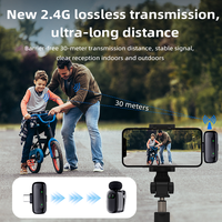 Kit d'Équipement Professionnel de Micro-Cravate Portable et Sans Fil pour Enregistrement de Podcast, Idéal pour Téléphone Portable