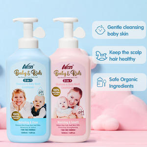 Nary 3 en 1, Gel de Baño, Champú y Acondicionador para Bebés y Niños, 1200 ml, <span class=keywords><strong>Sin</strong></span> Lágrimas, Limpieza Suave para Cabello y Piel, OEM ODM, Seguro - Product Image 2