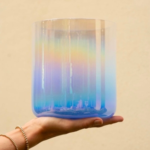 Bol chantant en cristal d'alchimie pour la méditation sonore, son profond 432 Hz - Product Image 3