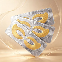 Masque pour les yeux HODAF Golden Eye Mask 24K Collagen Hydrogel, patchs pour le contour des yeux hydratants et raffermissants, pour les cernes, les poches et les ridules.