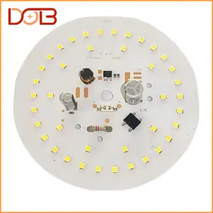 30w Dob Chip Led estetika papan bundar T bohlam berkedip lampu baru datang putih tahan lama Dob Pcb papan melingkar