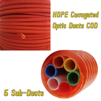 Tuyau de Conduit COD en PEHD Corrugé pour la Protection des Câbles Souterrains de Télécommunications 89mm 96mm 110mm