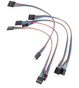 Konektor Kabel DuPont Wavelink Custom Pitch 2.54mm, Rakitan Kabel Jumper 2/3/4/5/6/7/8 Pin untuk Elektronik - Product Image 1