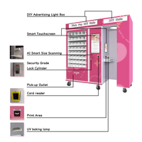 Distributeur automatique DIY d'art d'ongles imprimés pour faux ongles avec options de paiement multiples, couleurs personnalisées et grande capacité