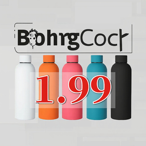 500ml borraccia sportiva doppia parete in acciaio inox isolato pallone sottovuoto con manico per la schiena a scuola di gomma vernice <span class=keywords><strong>tazza</strong></span> - Product Image 3