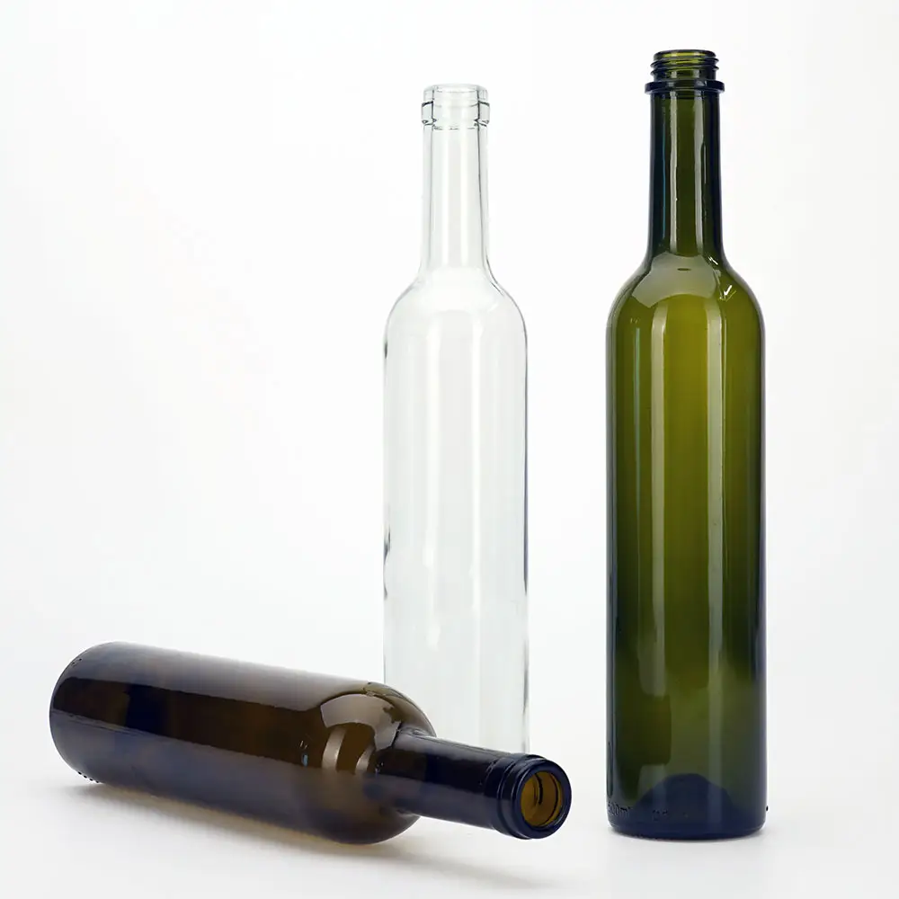 VISTA toptan 750ml kırmızı şarap şişesi antika koyu yeşil boş üreticileri şampanya bordo bordo cam şişeler