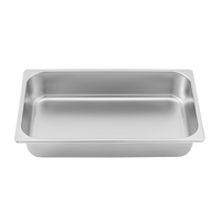 Cuisine Restaurant Ustensiles Hôtel Buffet 1/1 Taille En Acier Inoxydable Standard Conteneur De Stockage Des Aliments GN Pan