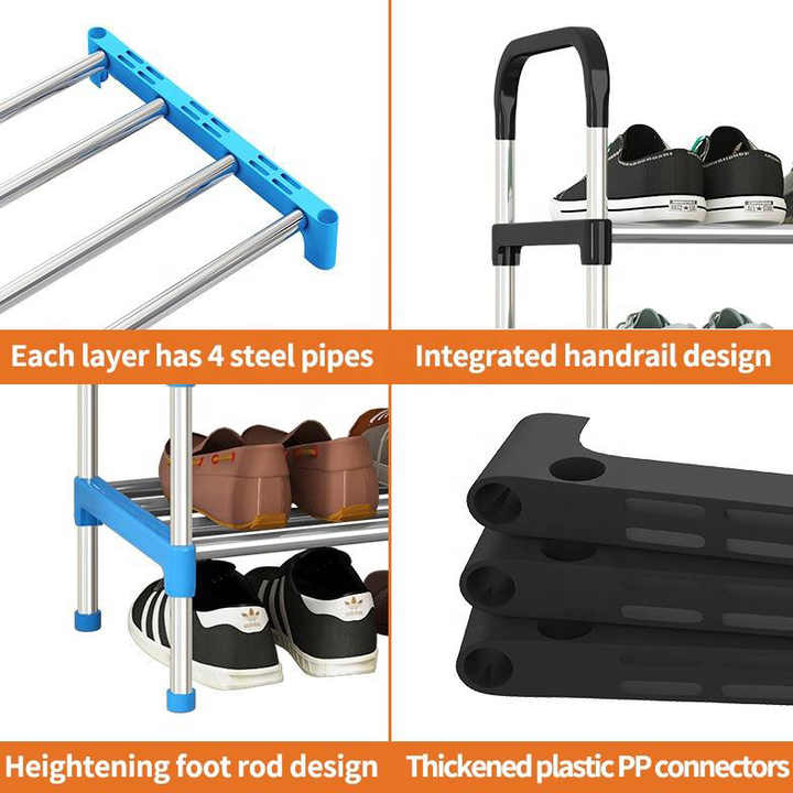 Factory Directly Sale Shoe Organizer Shelf Multi Layer Household Dust