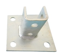 Supports de montage de panneaux solaires en acier au carbone Q235 revêtu, avec conception structurelle pour les systèmes photovoltaïques sur toits plats