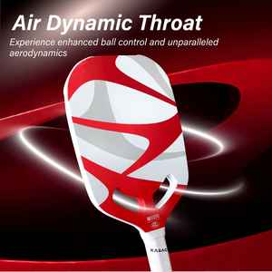 Pagaie de Pickleball Aero Shift Red Air approuvée par l'USAPA pour l'extérieur Noyau en nid d'abeille en polypropylène avec conception de gorge d'air - Product Image 6