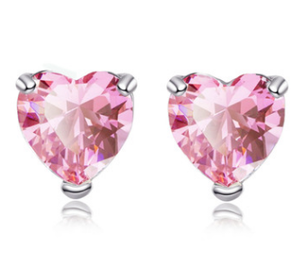 Pendientes de circonia cúbica para mujer, aretes pequeños, plata esterlina, Circonia cúbica, zirconia, circonita, zirconita, circón, cristal, diseño moderno, regalo de cumpleaños, 2019 - Product Image 2