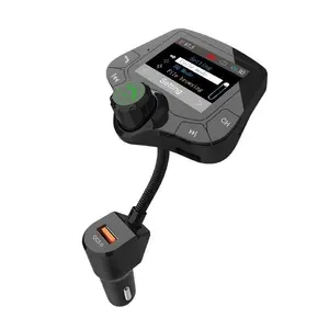 GXYKIT G24 QC3.0 Charger Color LCD Bluetooth FM Transmitter Car Mp3 Player With 2 Inch Screen FM modulator