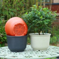 Pots de fleurs en plastique classiques écologiques à prix d'usine pour la maison et le jardin, fournitures de jardinage