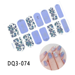 Pegatinas de Gel para Uñas Estilo Verano al por Mayor, Envolturas de Gel para Uñas de Larga Duración, Pegatinas Completas para Uñas DIY - Product Image 2