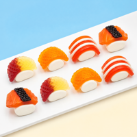Bonbons gélifiés en forme de sushi certifiés halal Yoloduck, bonbons fruités moelleux halal en vrac