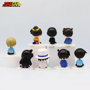 HESPER 7CM Q Ver. Figura de PVC de Detective Conan Kudou Shinichi y Mouri <span class=keywords><strong>Ran</strong></span> para la máquina de juego Gashapon (Catcher Egg Box), juguete premio - Product Image 2