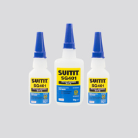 Adhésif liquide super instantané tout usage de haute qualité 401 pour alliage d'aluminium, plastique ABS, PC, cuir, bois, construction