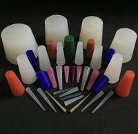 Bouchon conique en silicone résistant à la chaleur, produits en caoutchouc moulé NBR et EPDM pour la peinture en poudre et l'électrodéposition
