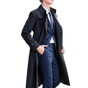 Abrigos Largos para <span class=keywords><strong>Hombre</strong></span>, Primavera-Otoño 2026, Estilo Europeo y Americano Único, Multicolor y Multitalla - Product Image 4