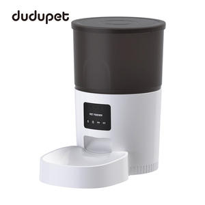 Distributeur automatique de nourriture pour animaux Dudu 3L avec commande à distance Wifi, pour chat et chien, avec bol en acier inoxydable et double alimentation - Product Image 3