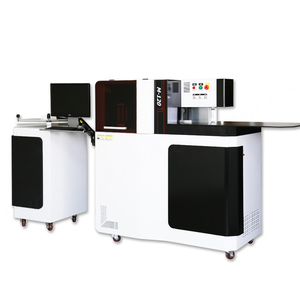 Máquina dobladora automática multifunción de letras de canal de aluminio y acero inoxidable Disen M120 con motor y control de movimiento de cuatro ejes - Product Image 1