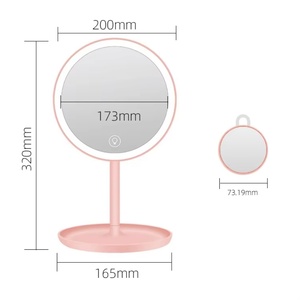 Smart LED Light Vanity Mirror Modern Touch Control Dressing Mirror Illuminated Cosmetic Makeup Mirror for Home Decor - Product Image 4