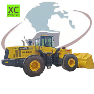 Komatsu WA470 21690kg Cargador frontal 6.4m3 Cargador de ruedas Mini cargador Motor usado Bomba de motor incluida Alta eficiencia WA500 - Product Image 1