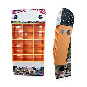 Promosi berdiri lantai Pop Karton dinding topi ember Baseball rak Tampilan topi berdiri pajangan - Product Image 2